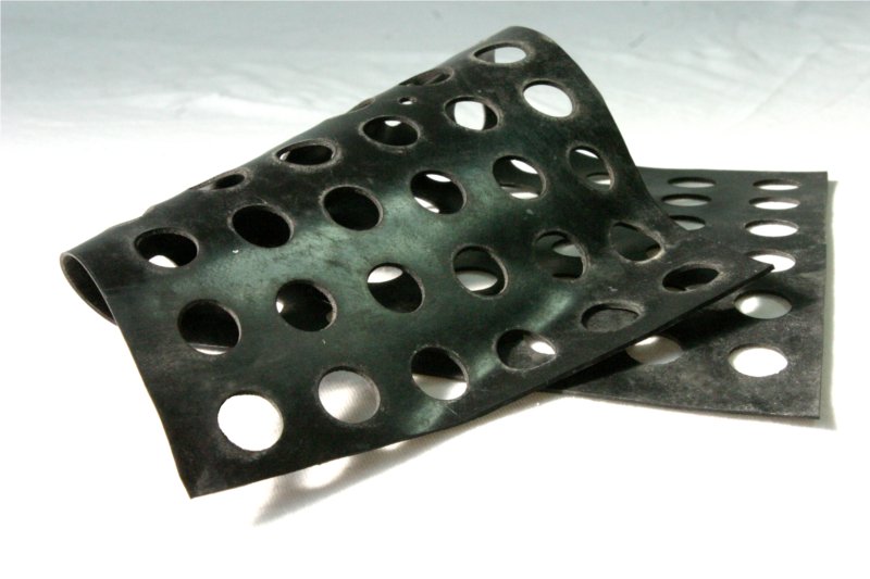 5 units hole rubber mats 28x18cm hole grid 20mm