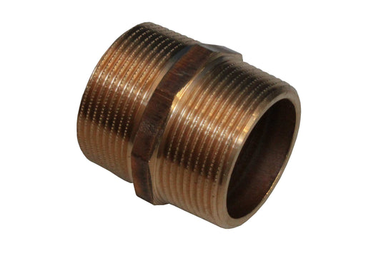 Threaded double nipple 3/8"