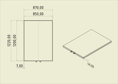 Vaccum table VT DIN-A0 MP