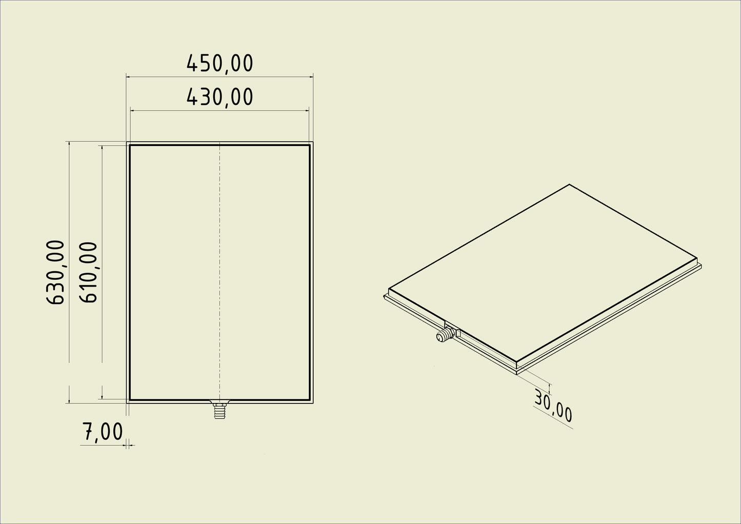 Vaccum table VT DIN-A2 MP