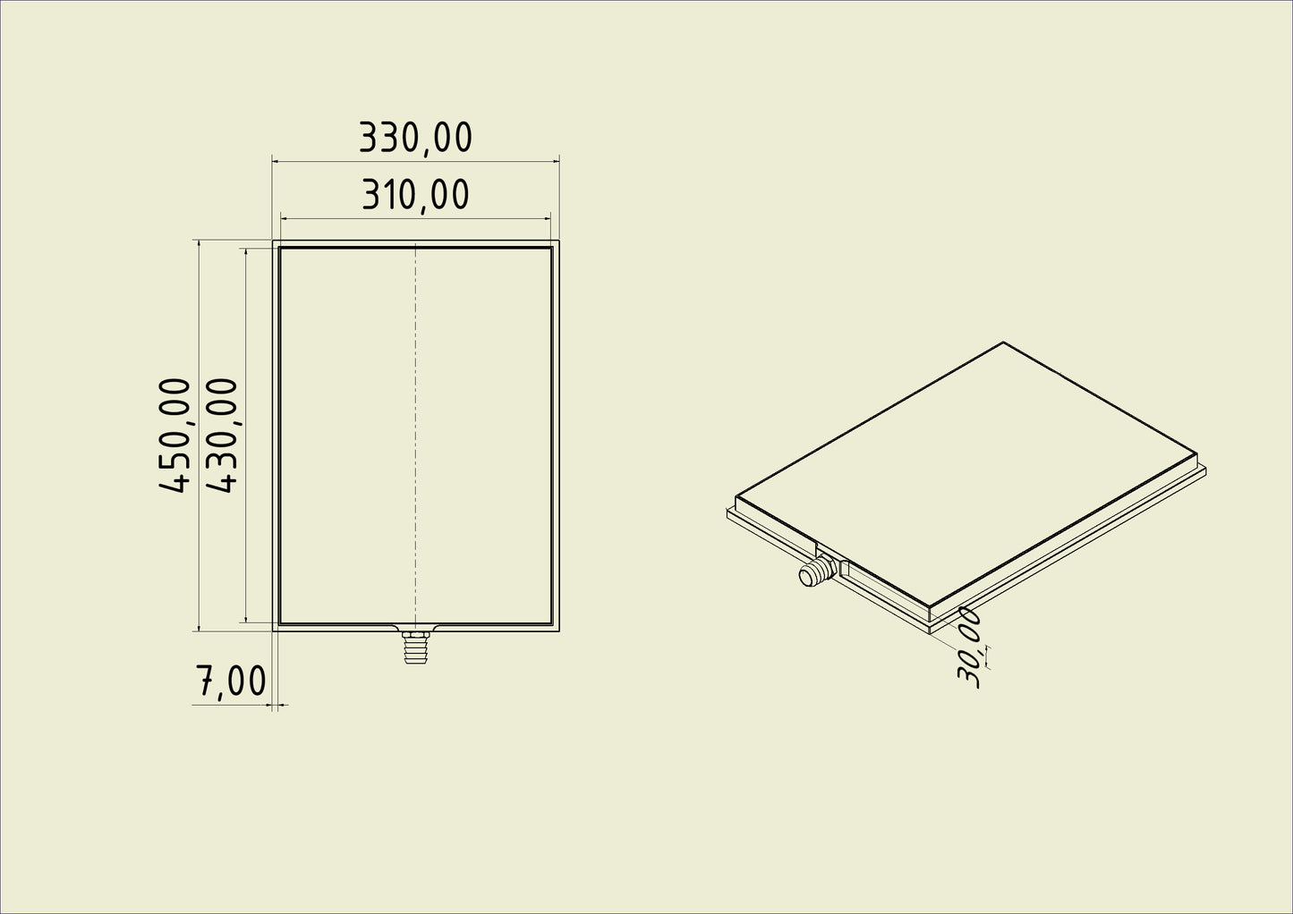 Vaccum table VT DIN-A3 MP