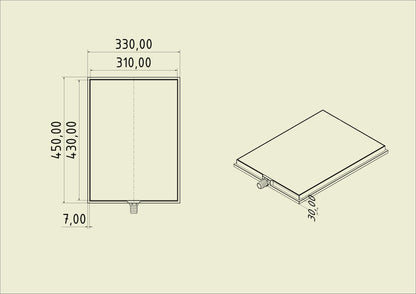 Vaccum table VT DIN-A3 MP