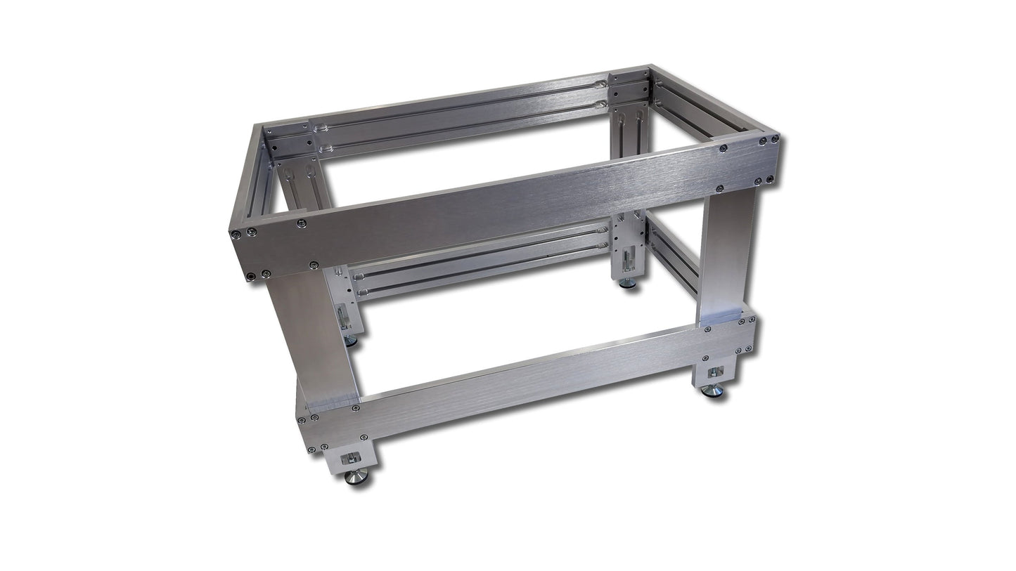 Precision frame 200x100cm with Steel T-Slot plate